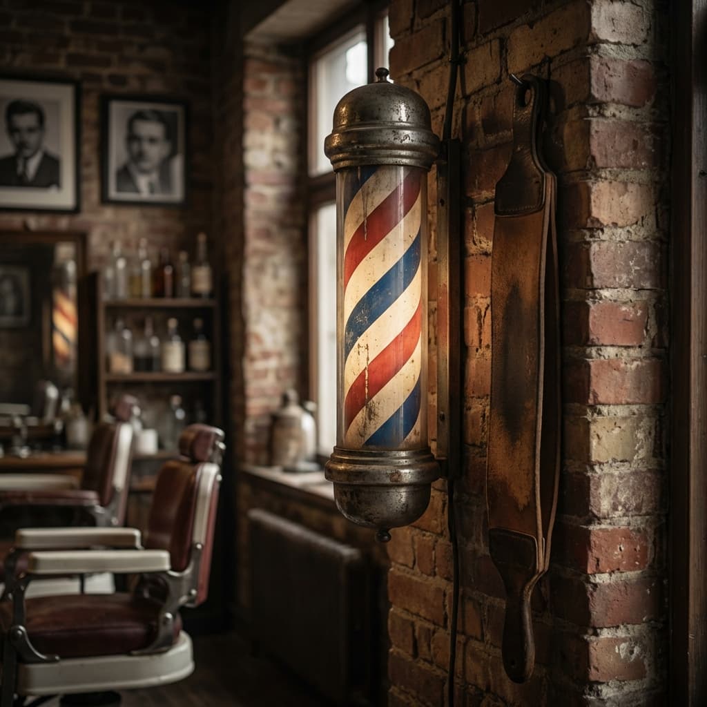 Vintage Barber Shop Decor